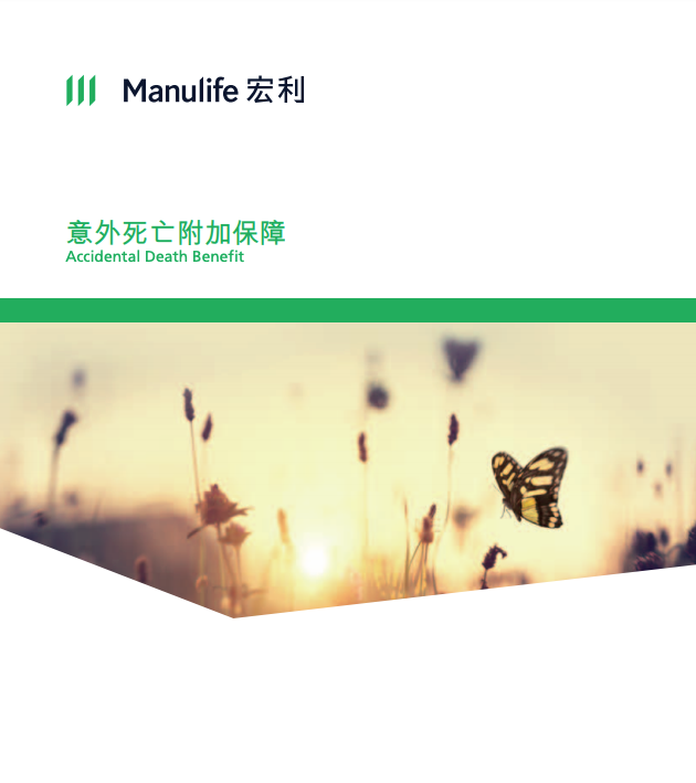 Manulife-意外死亡附加保障